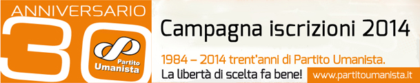 campagna iscrizioni partito umanista