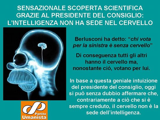 senza cervello agli elettori?